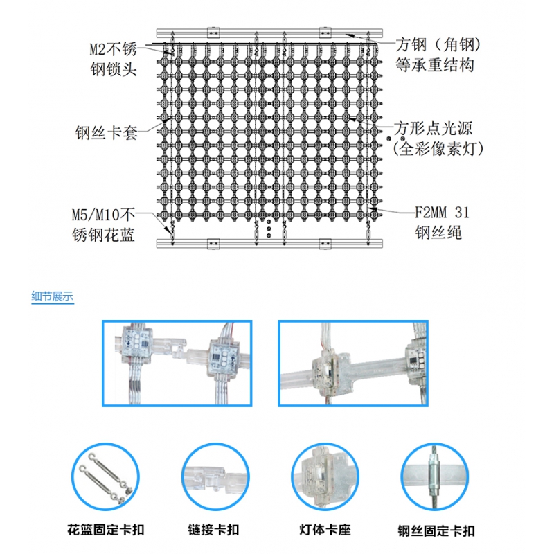 P62.5全彩網(wǎng)格屏，網(wǎng)格軟屏，戶(hù)外LED網(wǎng)格屏